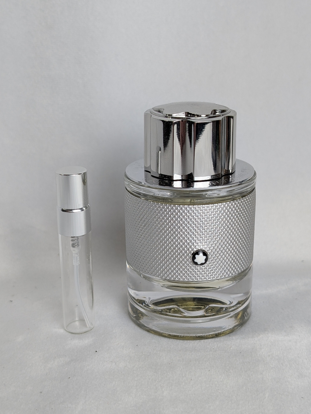 3/$18 5ml Montblanc Explorer Platinum Decant